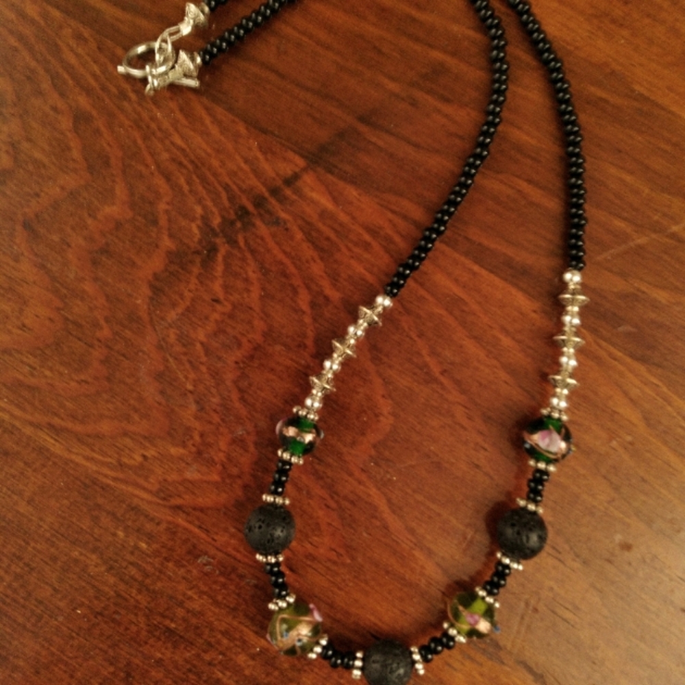 Lava Stone Diffuser Necklace - image 1